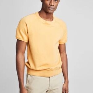 Todd Snyder + Champion Lightweight Short Sleeve Sweatshirt in Honeycomb - Size M